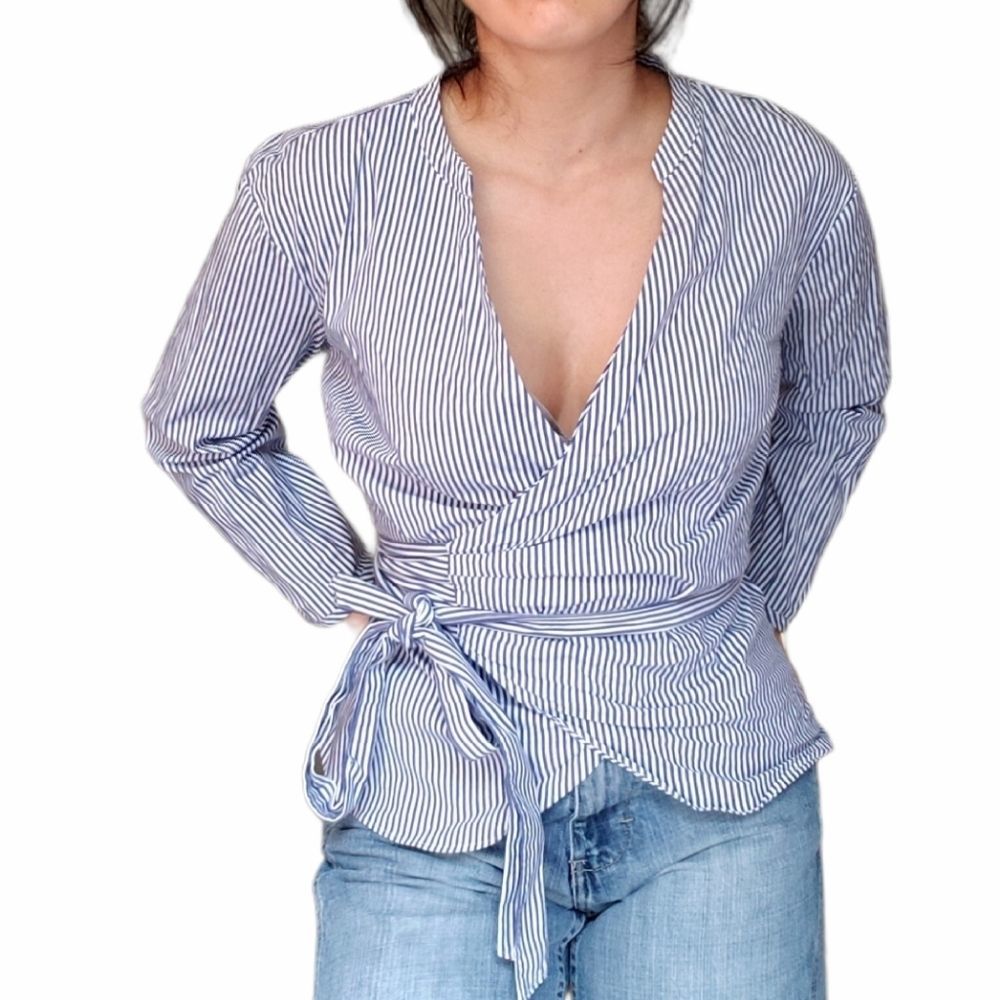 J. Crew Wrapped Blouse